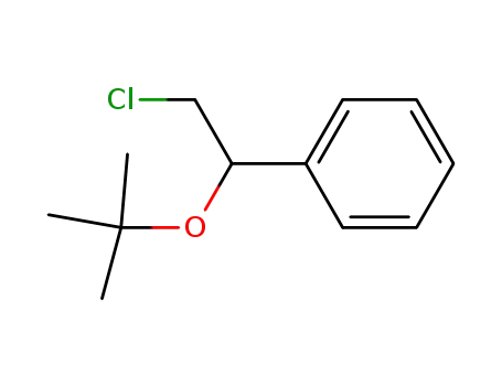 Molecular Structure of 76161-51-8 (1-(1-tert-butoxy-2-chloroethyl)benzene)