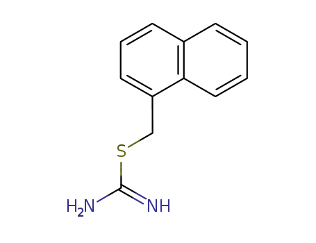 Molecular Structure of 46396-26-3 (naphthalen-1-ylmethyl carbamimidothioate)