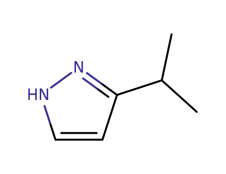Molecular Structure of 49633-25-2 (3-(1-methylethyl)-pyrazole)