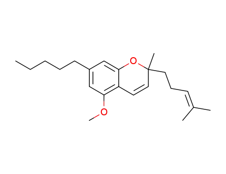 2H-1-Benzopyran, 5-methoxy-2-methyl-2-(4-methyl-3-pentenyl)-7-pentyl-