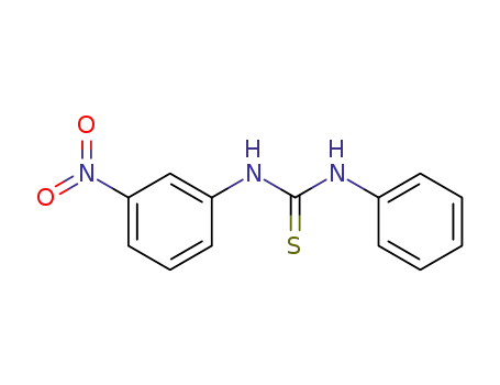 Molecular Structure of 13140-66-4 (1-(3-nitrophenyl)-3-phenylthiourea)