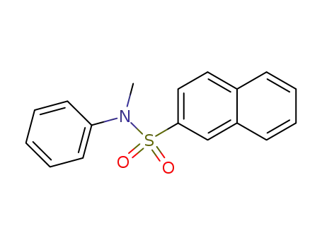 Molecular Structure of 16358-37-5 (N-methyl-N-phenylnaphthalene-2-sulfonamide)