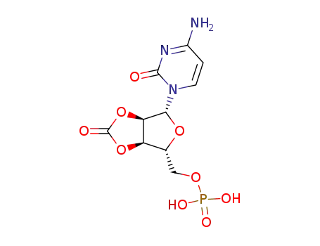 Molecular Structure of 65062-75-1 (<i>O</i><sup>2'</sup>,<i>O</i><sup>3'</sup>-carbonyl-[5']cytidylic acid)