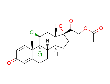 Molecular Structure of 79-61-8 (DICHLORISONE ACETATE)