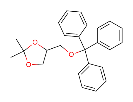 Molecular Structure of 5330-64-3 (2,2-dimethyl-4-[(trityloxy)methyl]-1,3-dioxolane)