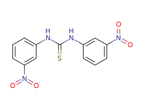 Molecular Structure of 13991-80-5 (Thiourea, N,N'-bis(3-nitrophenyl)-)