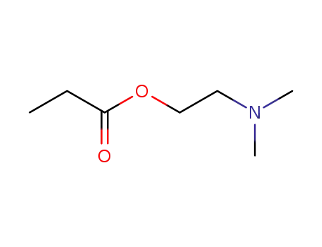 Molecular Structure of 29018-19-7 (2-(dimethylamino)ethyl propionate)