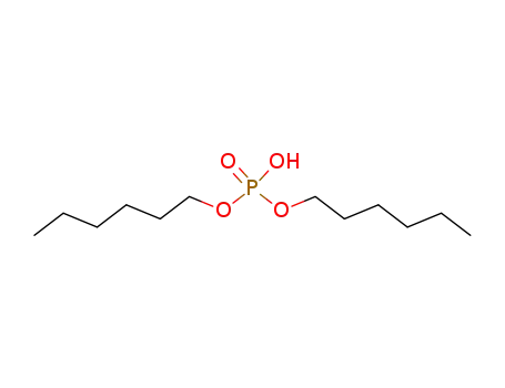 Molecular Structure of 3900-13-8 (dihexyl hydrogen phosphate)