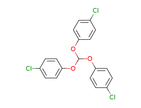 Molecular Structure of 17241-28-0 (Benzene, 1,1',1''-[methylidynetris(oxy)]tris[4-chloro-)
