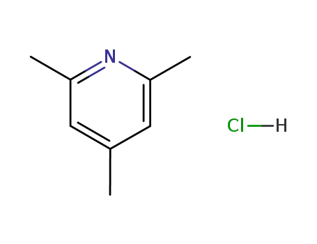 Molecular Structure of 17423-08-4 (Pyridine, 2,4,6-trimethyl-, hydrochloride)