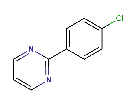 Molecular Structure of 191212-20-1 (2-(4-chlorophenyl)pyrimidine)