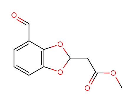 (4-formyl-benzo[1,3]dioxol-2-yl)-acetic acid methyl ester