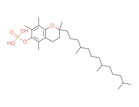 2H-1-Benzopyran-6-ol,
3,4-dihydro-2,5,7,8-tetramethyl-2-[(4R,8R)-4,8,12-trimethyltridecyl]-,
dihydrogen phosphate, (2R)-