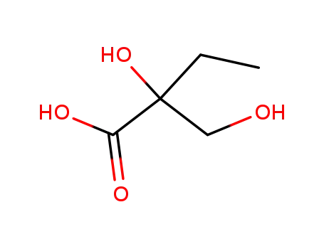 Molecular Structure of 329928-73-6 (2-hydroxy-2-hydroxymethyl-butyric acid)