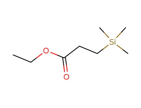 Molecular Structure of 17728-88-0 (ETHYL 3-(TRIMETHYLSILYL)PROPIONATE)