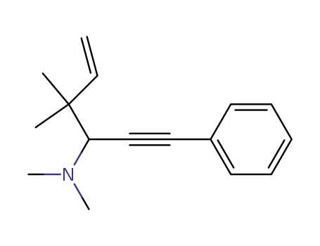 4,4-dimethyl-3-dimethylamino-1-phenylhex-5-en-1-yne