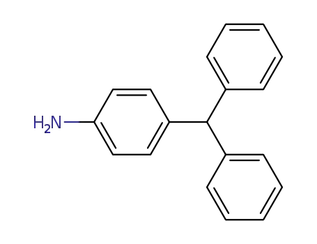 Molecular Structure of 603-38-3 (Benzenamine, 4-(diphenylmethyl)-)