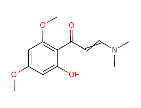 Molecular Structure of 187877-87-8 (3-dimethylamino-1-(2-hydroxy-4,6-dimethoxyphenyl)prop-2-en-1-one)