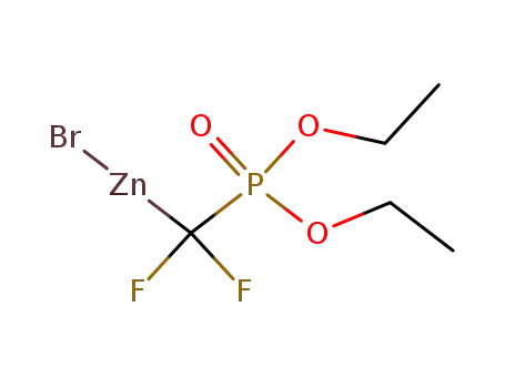 Molecular Structure of 82845-20-3 ((DIETHOXYPHOSPHORYL)DIFLUOROMETHYLZINC BROMIDE)