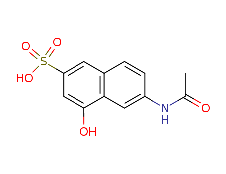 6-Acetamido-4-hydroxynaphthalene-2-sulphonic acid