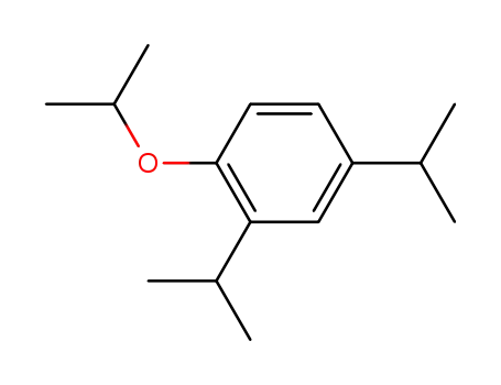 Molecular Structure of 141214-17-7 (Benzene, 1-(1-methylethoxy)-2,4-bis(1-methylethyl)-)