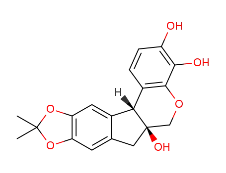 C<sub>19</sub>H<sub>18</sub>O<sub>6</sub>