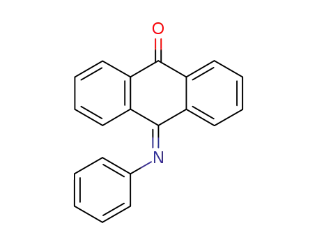 Molecular Structure of 10019-06-4 (9(10H)-Anthracenone,10-(phenylimino)-)