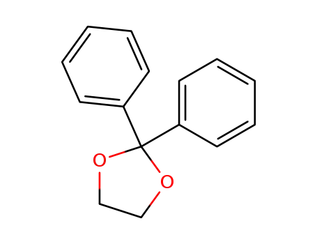 Molecular Structure of 4359-34-6 (Benzophenone ethylene acetal)