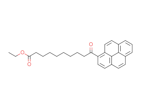 Molecular Structure of 70700-34-4 (1-(9-carbethoxy-1-oxononanyl)pyrene)