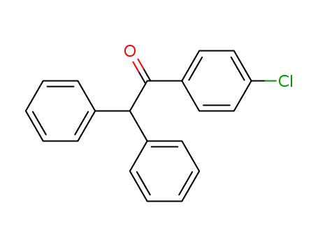Molecular Structure of 63704-23-4 (Ethanone, 1-(4-chlorophenyl)-2,2-diphenyl-)