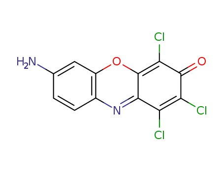 Molecular Structure of 6470-15-1 (7-amino-1,2,4-trichloro-3H-phenoxazin-3-one)