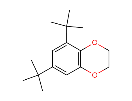 Molecular Structure of 110851-10-0 (1,4-Benzodioxin, 5,7-bis(1,1-dimethylethyl)-2,3-dihydro-)