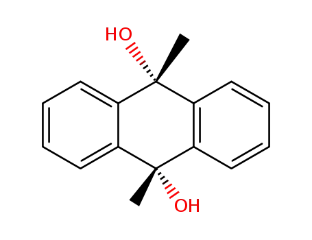 Molecular Structure of 17104-30-2 (9,10-Anthracenediol, 9,10-dihydro-9,10-dimethyl-, cis-)