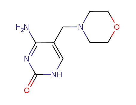 Molecular Structure of 919524-54-2 (6-AMINO-5-(4-MORPHOLINYLMETHYL)-2(1H)-PYRIMIDINONE)