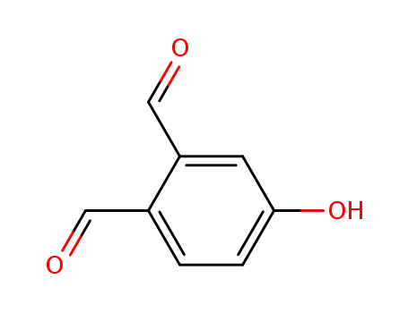 Molecular Structure of 20769-30-6 (1,2-Benzenedicarboxaldehyde, 4-hydroxy-)