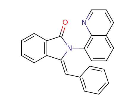 (Z)-3-benzylidene-2-(quinolin-8-yl)isoindolin-1-one