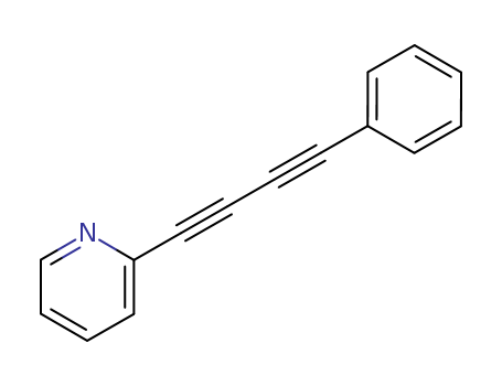Molecular Structure of 117635-47-9 (Pyridine, 2-(4-phenyl-1,3-butadiynyl)-)