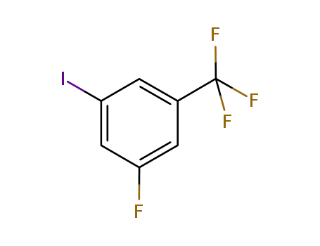 Molecular Structure of 1027513-14-9 (3-Fluoro-5-iodobenzotrifluoride)