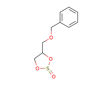 Molecular Structure of 4704-76-1 (4-(benzyloxymethyl)-1,3-dioxo-2-thiolane 2-oxide)