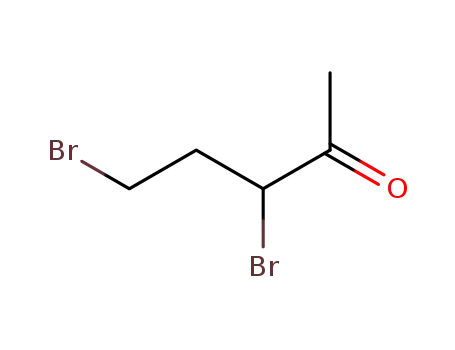 Molecular Structure of 63141-05-9 (2-Pentanone, 3,5-dibromo-)