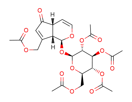 Molecular Structure of 82504-05-0 (penta-O-acetyl-6-chetoaucubin)