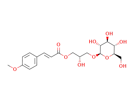 (2S)-1-O-p-methoxycinnamoyl-3-O-β-D-glucopyranosylglycerol