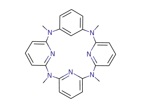 Molecular Structure of 1169706-60-8 (tetramethylazacalix[1]-arene[3]pyridine)