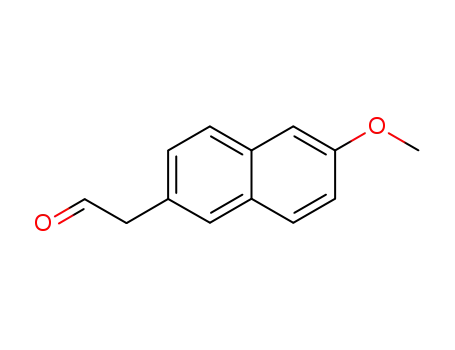 Molecular Structure of 54828-56-7 (2--(6--methoxynaphthalen--2--yl)acetaldehyde)