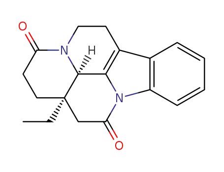Molecular Structure of 64585-83-7 ((+/-)-Eburnamonine lactam)