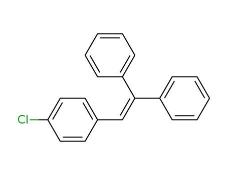 Molecular Structure of 1229-73-8 (1,1-Diphenyl-2-(4-chlorophenyl)ethene)