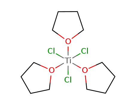 Molecular Structure of 18039-90-2 (TITANIUM(III) CHLORIDE TETRAHYDROFURAN COMPLEX)
