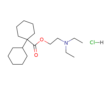 [1,1'-Bicyclohexyl]-1-carboxylicacid, 2-(diethylamino)ethyl ester, hydrochloride (1:1)