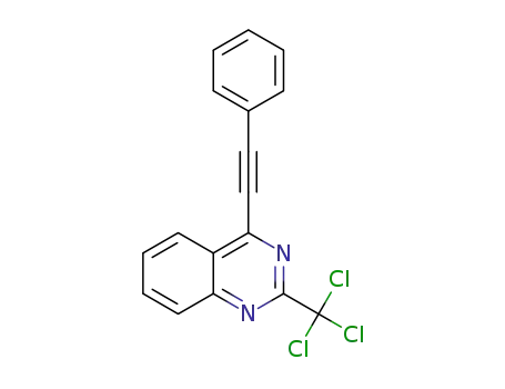 4-phenylethynyl-2-trichloromethyl-quinazoline