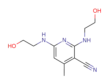 2,6-Bis[(2-hydroxyethyl)amino]-4-methylnicotinonitrile